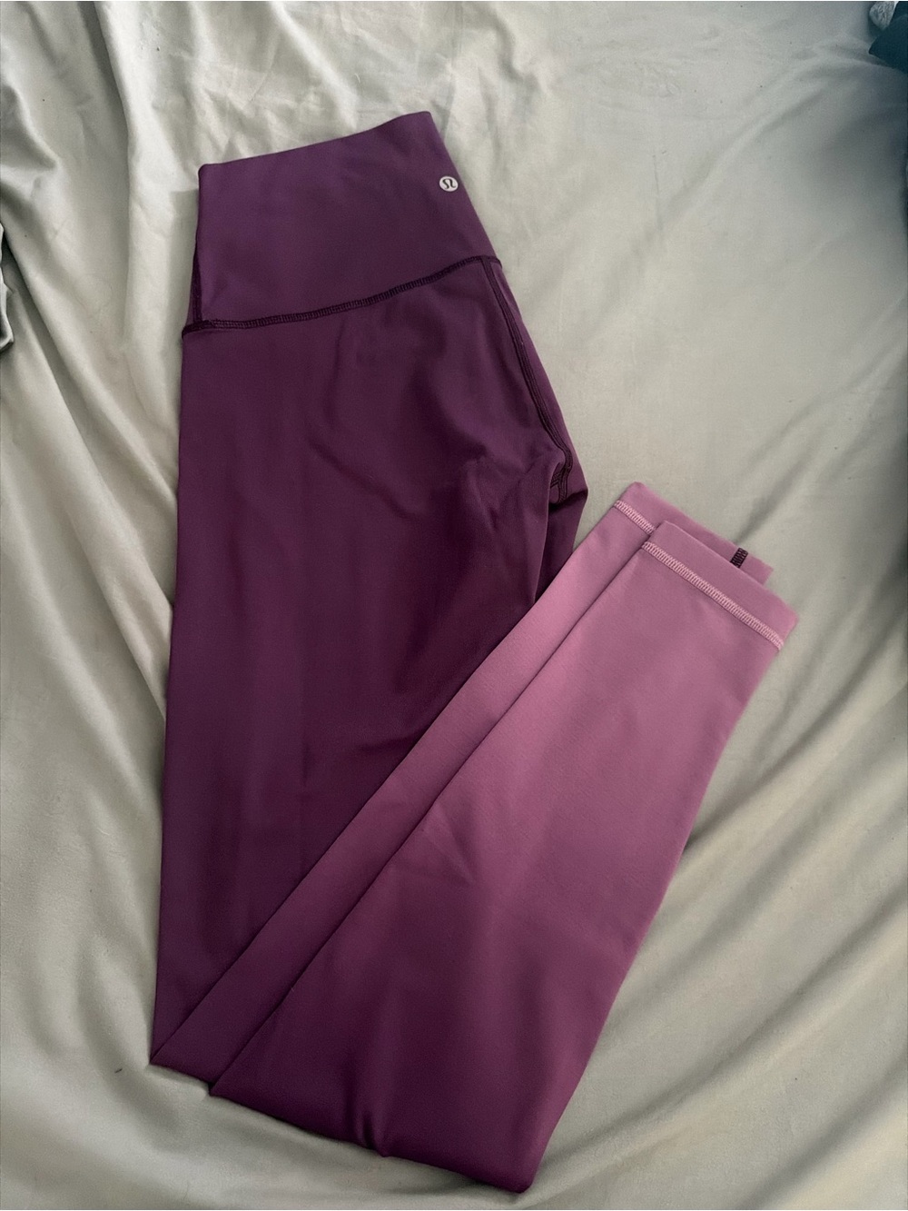 lululemon athletica Two-Tone Plum to Lavender Leggings